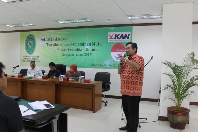 Pelatihan Asesor 1-2 Oktober 2015